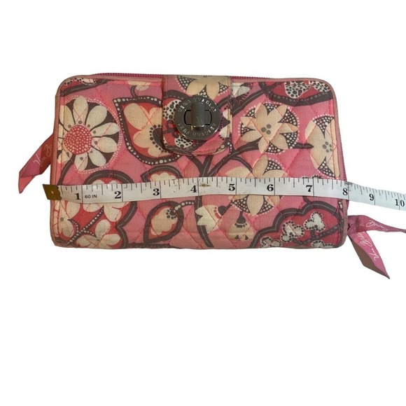Vera Bradley Turnlock Wallet in Blush Pink - Picture 11 of 11